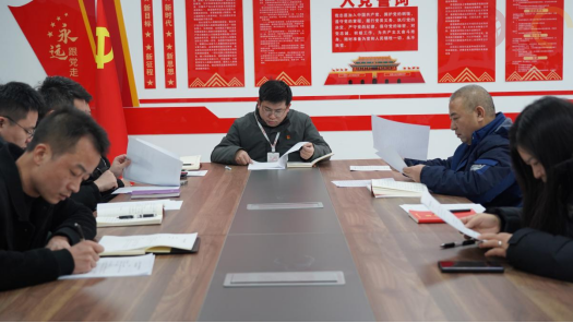 湖南鑫源链科技有限公司党支部召开主题教育活动组织生活会